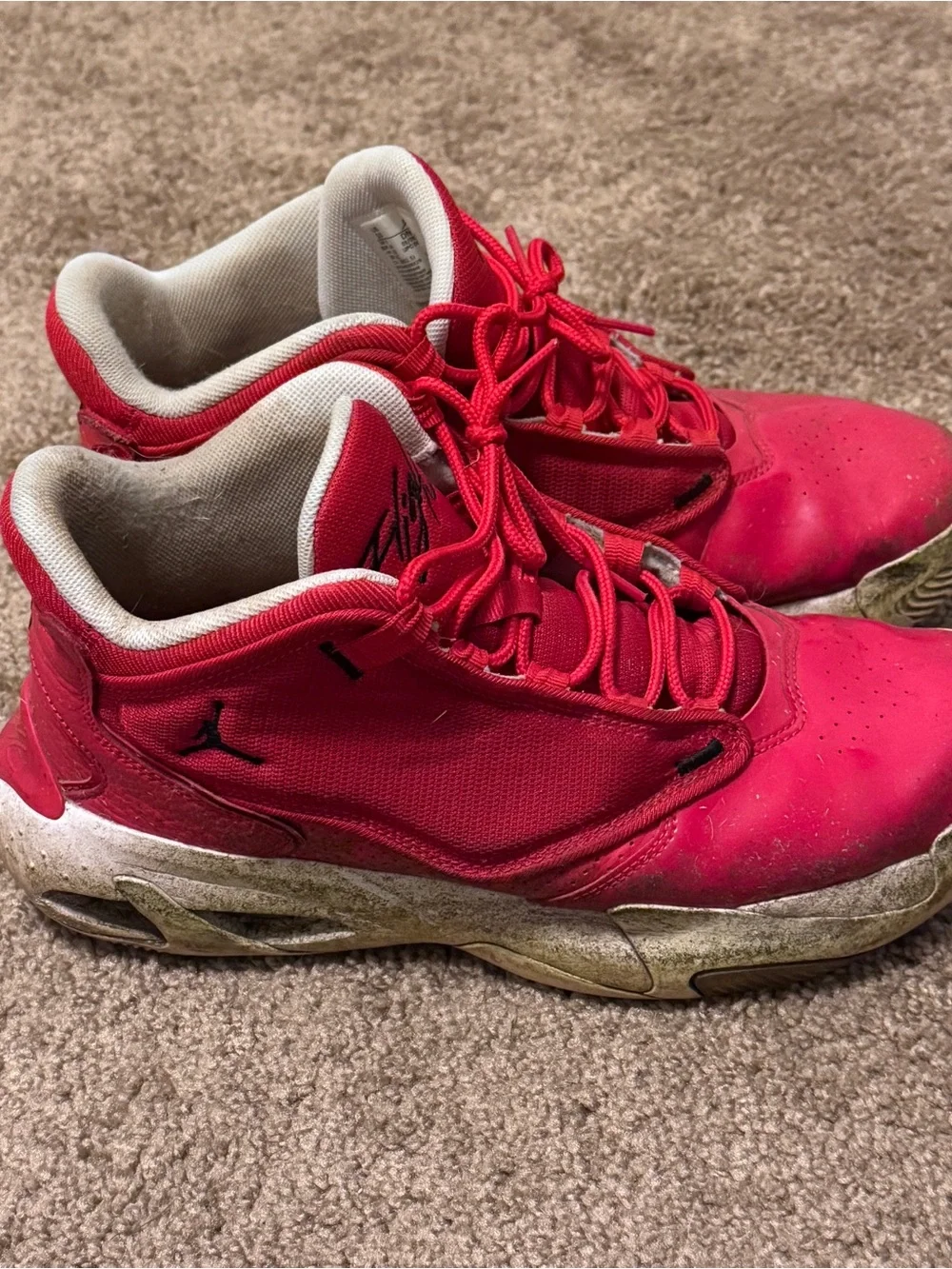 Jordan Max Aura 4 Shoes Mens 10 University Red Basketball Athletic Sneakers